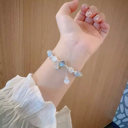 Moonstone Crystal Marble Bracelet