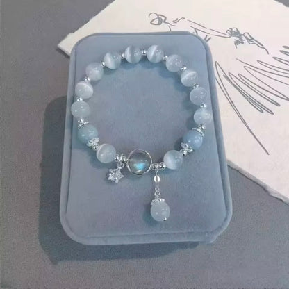 Moonstone Crystal Marble Bracelet