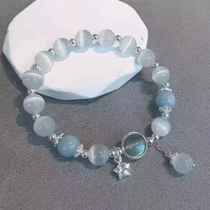 Moonstone Crystal Marble Bracelet
