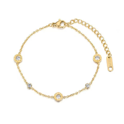 Roman Numeral Charm Bracelet